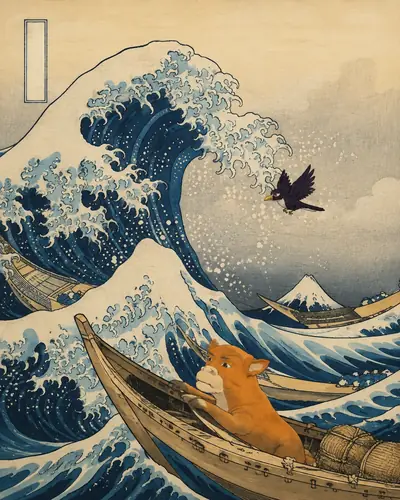 神奈川冲浪里